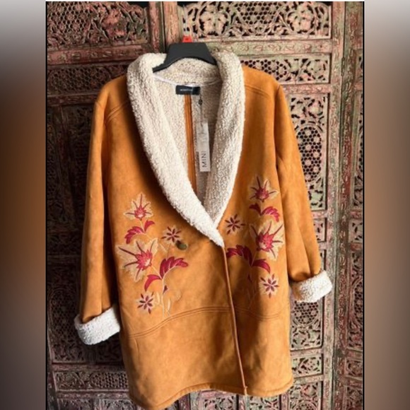 MINKPINK Jackets & Blazers - NWT Minkpink embroidered coat
